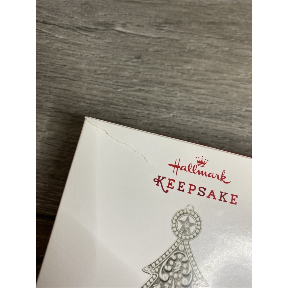 Hallmark Keepsake Christmas Ornament 2014 A PERFECT TREE Silver Metal - Picture 9 of 14